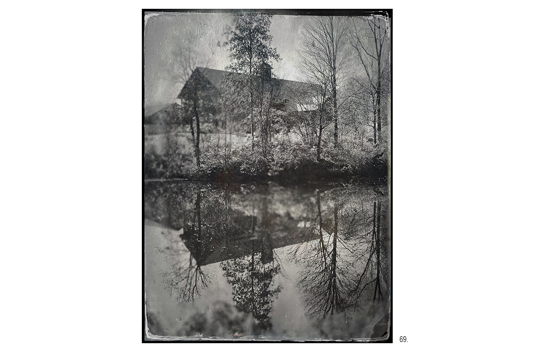 VC Farm Barn Reflected in Lake