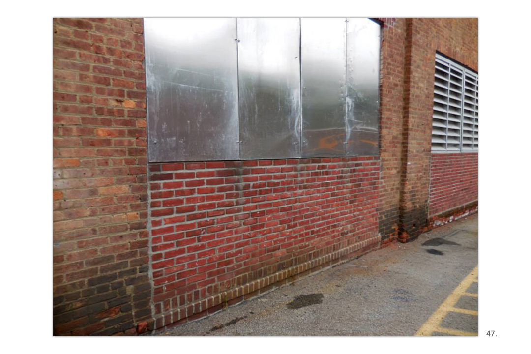 Brick Wall Silver Panels