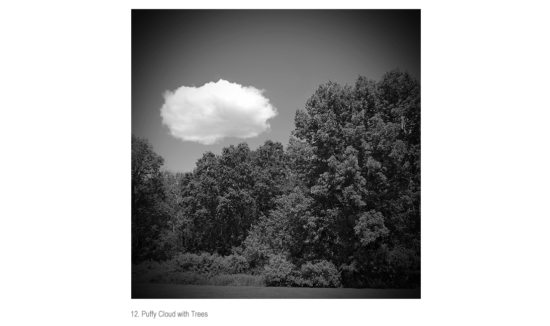 Puffy Cloud with Trees