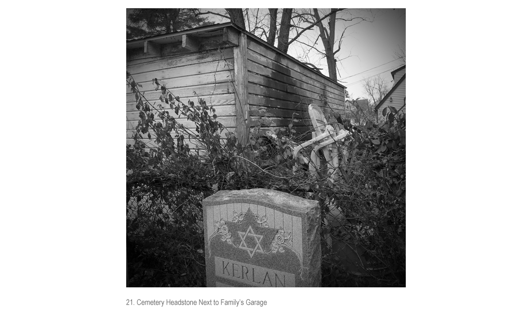 Headstone Near Garage