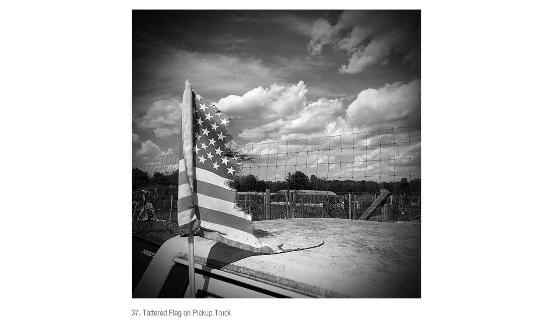 Tattered Flag on Pickup